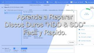 Como reparar un disco duro hdd o ssd con sectores dañados de forma facil 2020