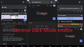 Android Google Chrome ve İnstagram dark karanlık mode nasıl aktif edilir?How To Dark Mode for Chrome