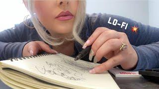 ASMR - Fast & Aggressive drawing you roleplay️ Random lofi triggers