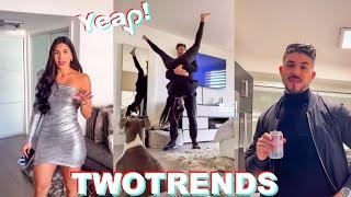 Best of TWOTRENDS TikTok Compilation  Funny Espe & Sebas Couple TikTok of 2021