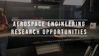 Aerospace Engineering Research Opportunities