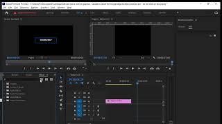How to show effects and effect controls panel in Adobe premiere pro  Open effect and effect control