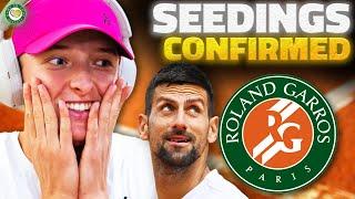 Roland Garros 2024 Seeding CONFIRMED  GTL Tennis News