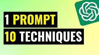 Single Prompt  10 Powerful Techniques for Best Results  ChatGPT Prompt Engineering