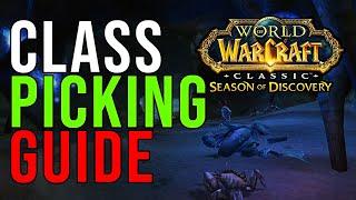 The ULTIMATE Season of Discovery Class Picking Guide