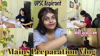 Woke up at 5am to study for Mains  Mains Preparation Vlog   UPSC Study  Vlog