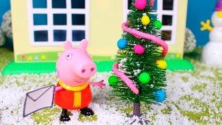  PEPPA PIG  Peppa monta el árbol de navidad en el colegio  Peppa Pig en Español