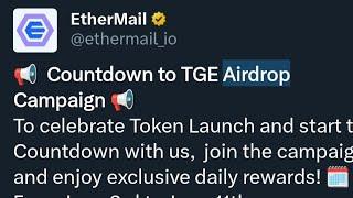 EtherMail Airdrop Malapit Na