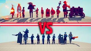 MEGA MILITARY TEAM vs MEGA ANCIENT TEAM  TABS - Totally Accurate Battle Simulator