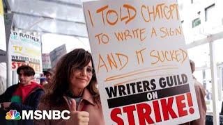 Actors join writers in Hollywood strike ‘now we’re at 100% blackout’