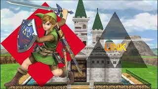 Dark World Version Super Smash Flash 2 Rola de Link