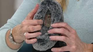 Skechers BOBs Knit Faux Fur Slippers - Keepsakes 2.0 on QVC