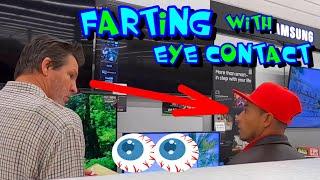 FARTING with EYE CONTACT Again  Funny Wet Fart Prank 