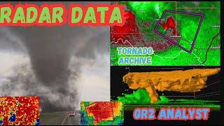 Tornado in Marietta OK evening hours 52524 Poor radar data