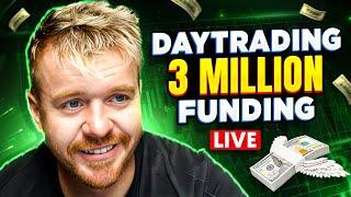 DAY TRADING LIVE $600000 IN MY GARAGE