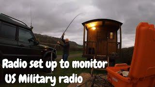 Making Ham radio contacts and listening to US Military radio