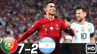 Portugal vs Argentina 7-2 - All Goals & Highlights Résumén & Goles  Last Matches  HD