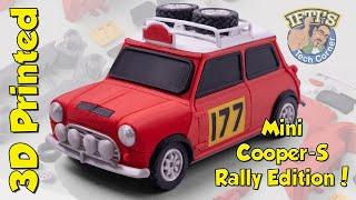 3D Printed  Morris Mini Cooper-S Rally Edition