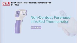 CEM DT-8806 FDA CE Thermometer for forehead No-Touch Forehead Thermometer