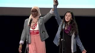 A Muslim and Jewish girls bold poetry slam