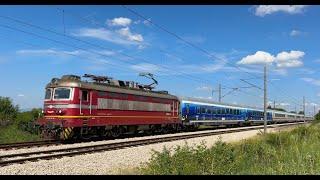 Service train with the new carriages for BDZ  Голям ТСВ от Пловдив за София с новите вагони