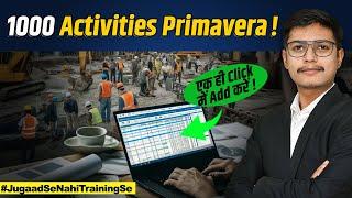 How to Import Activities into Primavera from Excel  Step-By-Step Tutorial  Easy Primavera Tips