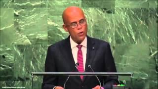 UN Speeches Haiti President Michel Martelly