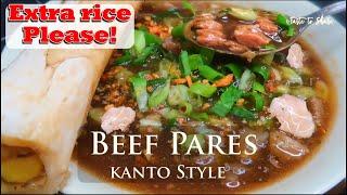 BEEF PARES  KANTO STYLE BEEF PARES RECIPE  FILIPINO STREET FOOD BEEF PARES & PARES MAMI