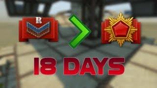 Tanki Online Recruit To Generalissimo In 18 DAYS? WORLD RECORD