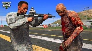 Los Santos Becomes Zombie Land GTA V  Zombie Attack in Military Base  Part #16