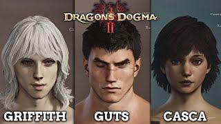 Band of the Hawk In Dragons Dogma 2 Character Creator - GUTS GRIFFITH CASCA