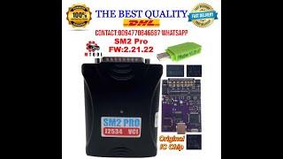 SM2 Pro J2534 VCI ECU Programmer 2.21.22 Read Write Support Checksum and Pinout Diagram