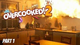 ITS CHAOS - Overcooked 2 PART 1