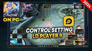 How to set controls in mobile legends on pc  key mapping for LD Player 9 2024 BEST SETTINGS MLBB