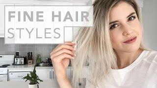 HAIR HACKS  for fine and thin hair