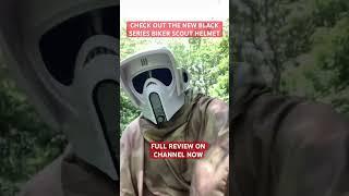 Star Wars Black Series Scout Trooper Biker Scout in action