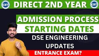 Direct 2nd Year Admission Process 2024  When Dse Admission Process will start