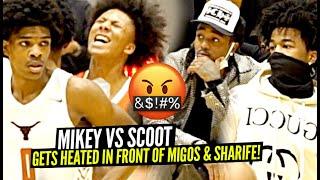 Mikey Williams vs Scoot Henderson GETS HEATED In Front QUAVO SHARIFE COOPER & ANTHONY EDWARDS