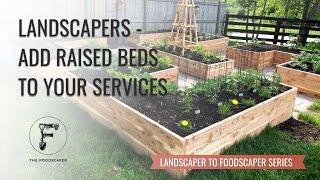 Grow food for clients with low-tech raised beds