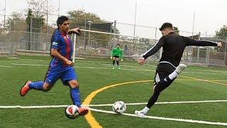 LUIS SUAREZ TEACHES HOW TO ALWAYS SCORE 1V1 vs GOALKEEPER