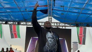 Khaligraph Brings Uhuru Park To A Stand Still At Gen Z Saba Saba Concert