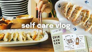 two days of self-care  journaling cooking being a homebody in Japan 