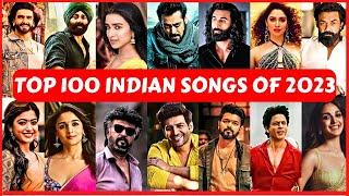 Top 100 Indian Songs Of 2023  Most Viewed Indian Songs of 2023 Hindi Punjabi Telugu Bhojpuri