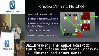 Nullcon Goa 2023  Jailbreaking The Apple HomePod Fun With Checkm8 And Smart Speakers