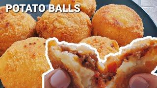 POTATO BALLS LIKE PORTOS?  OVERLOAD POTATO BALLS RECIPE  CHEESY POTATO BALLS