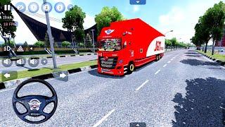DRIVING THE  HINO 500 TRUCK  BUS SIMULATOR INDONESIA GAME PLAY