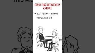 The Best Consulting Interview Time Slots to Pick #shorts #caseinterview #consulting