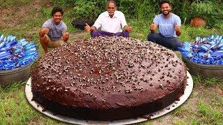 BIGGEST OREO CHOCOLATE CAKE RECIPE  PREPARED BY OUR GRANDPA  Oreo Biscuit cake Recipe