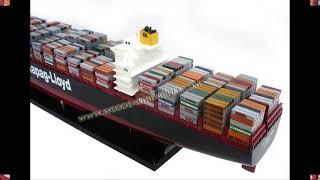 HAPAG LLOYD CONTAINER SHIP MODEL 100 CM - HANDICRAFTS MODEL FROM GIA NHIEN CO. LTD - VIETNAM