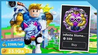 Buying The Infinite Size Gamepass In Roblox Thick Legends